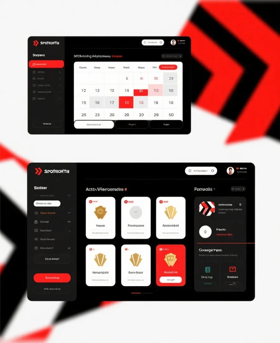 会员奖励与赛事入口示意图