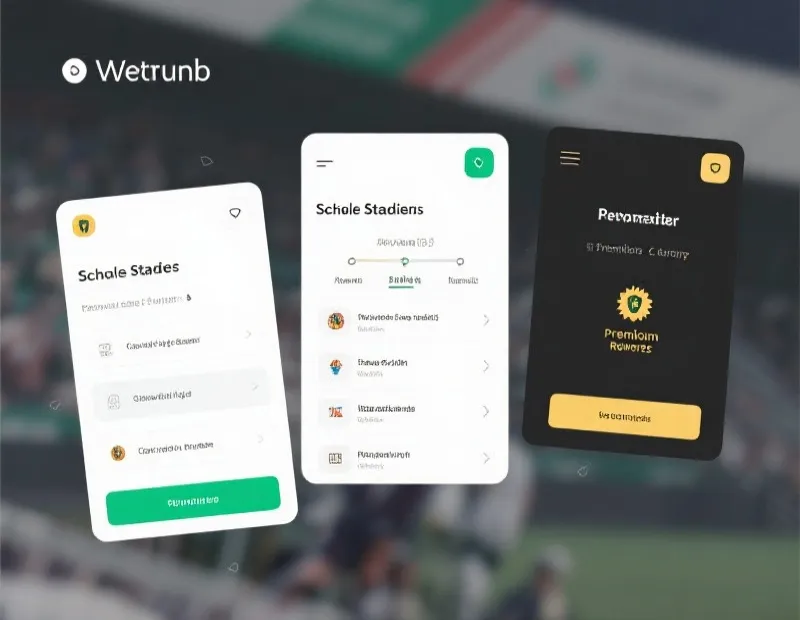 赛事页面导航示意图